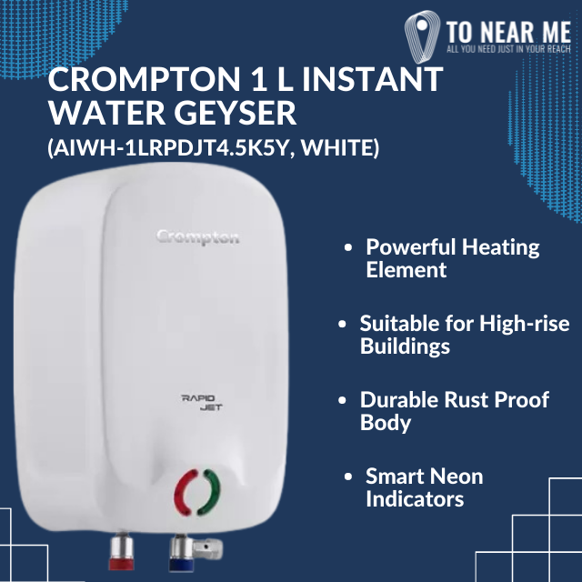 Crompton 1 L Instant Water Geyser For Summer